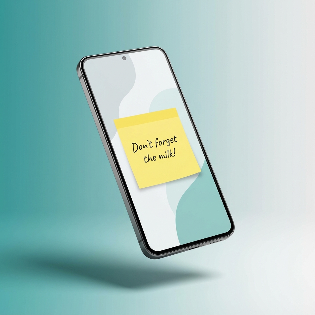 Instant Sticky App Mockup